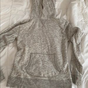 Cute Grey and Creme Hoodie Sweater